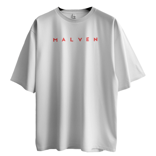 MALVEN WHITE OVERSIZED TEE